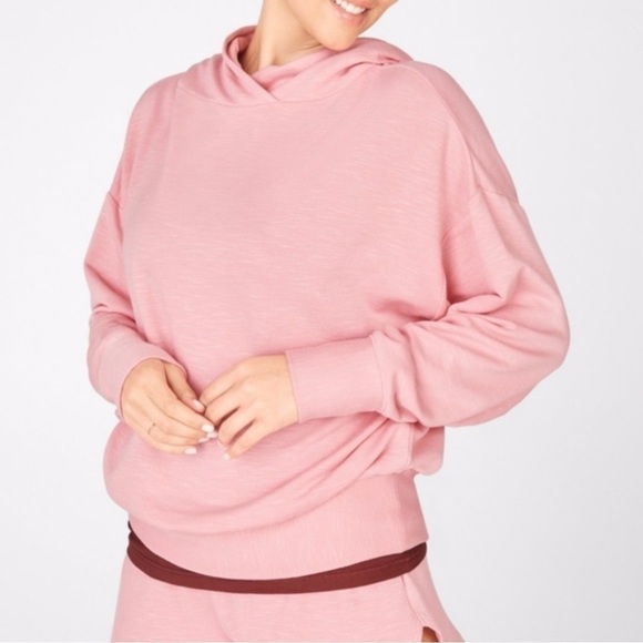 Fabletics Tops - Fabletics  Pink Bo Hoodie size small